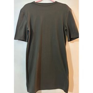 Jolie Olive Green T-Shirt Dress Casual Comfy Made in USA Small